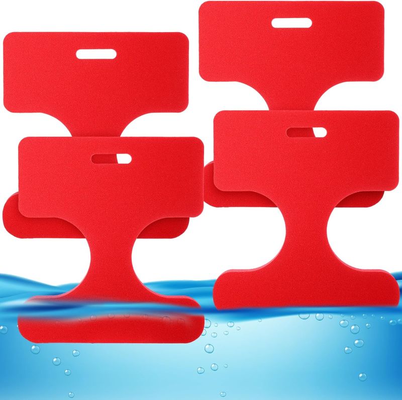 Photo 1 of 4 Pcs Foam Water Saddle Floats for Adults Comfortable Ultra Buoyant Pool Seat Lake Floats Double Layer Thickened Foam Pool Float for Summer Boys and Girls Rivers Water Parks Beach
