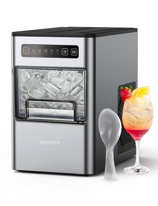 Photo 1 of *** NOT FUNCTIONAL**** SELLING AS PARTS***
Countertop Ice Maker, Ice in 6 Mins, 24 lbs/Day, Portable & Compact Gift with Self-Cleaning, for Apartment/Cabinet/Kitchen/Office/Camping/RV?Black?
