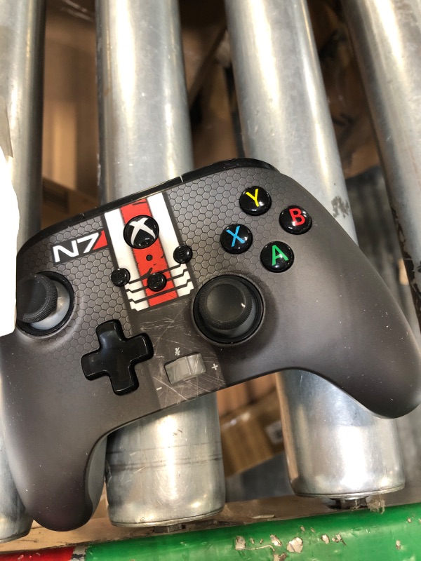 Photo 2 of ***NO WIRE, JUST CONTROLLER**
PowerA Enhanced Wired Controller for Xbox Series X|S - Mass Effect N7, Officially Licensed for Xbox