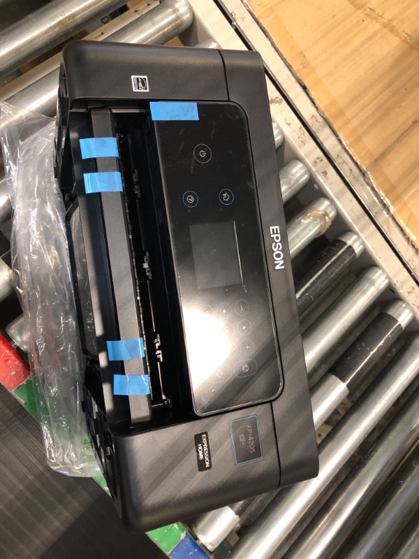 Photo 1 of Epson Expression Home XP-4205 All-in-One Wireless Color Inkjet Printer - Print Copy Scan USB, WiFi, 2.4/'' Display, 10.0 ppm, 5760 x 1440 dpi, Auto 2-Sided Printing, Voice Activated, XP-4205/Black