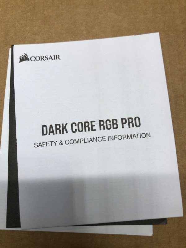 Photo 1 of Corsair Dark Core RGB Pro SE, FPS/MOBA Gaming Mouse with SLIPSTREAM Technology, Black, Backlit RGB LED, 18000 DPI, Optical, Qi wireless charging certified Qi Wireless Charging Gaming Mouse