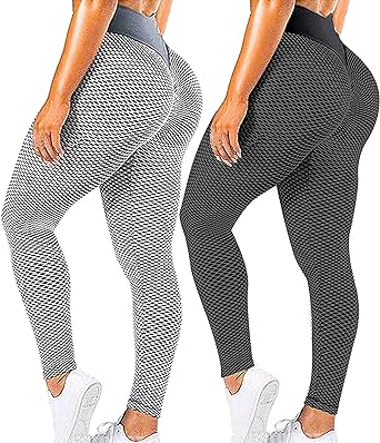 Photo 1 of Butt Lifting Leggings for Women Tummy Control Workout Yoga Pants High Waisted Scrunch Booty Gym Tights XXL
