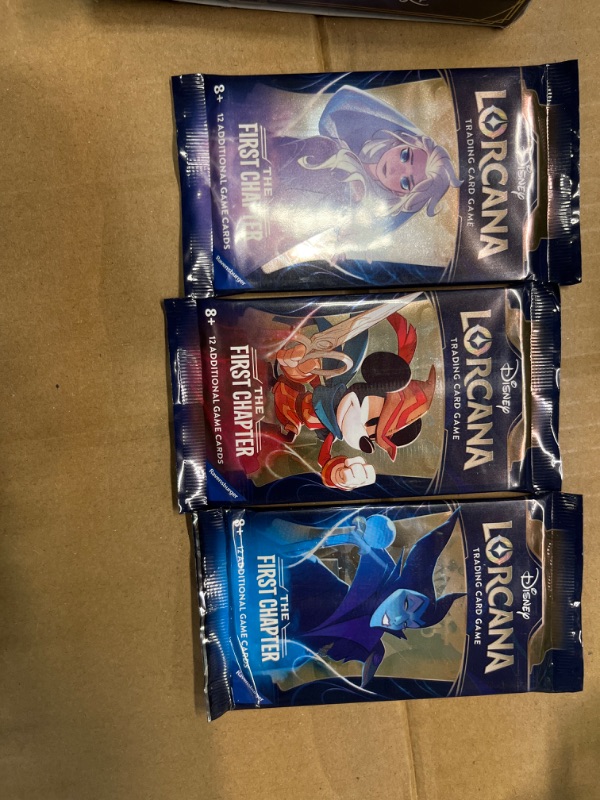 Photo 3 of ***ALL PACKS ARE OPENED - ALL SALES ARE FINAL***
Ravensburger Disney Lorcana: The First Chapter TCG Booster Pack Display - 24 Count for Ages 8 and Up