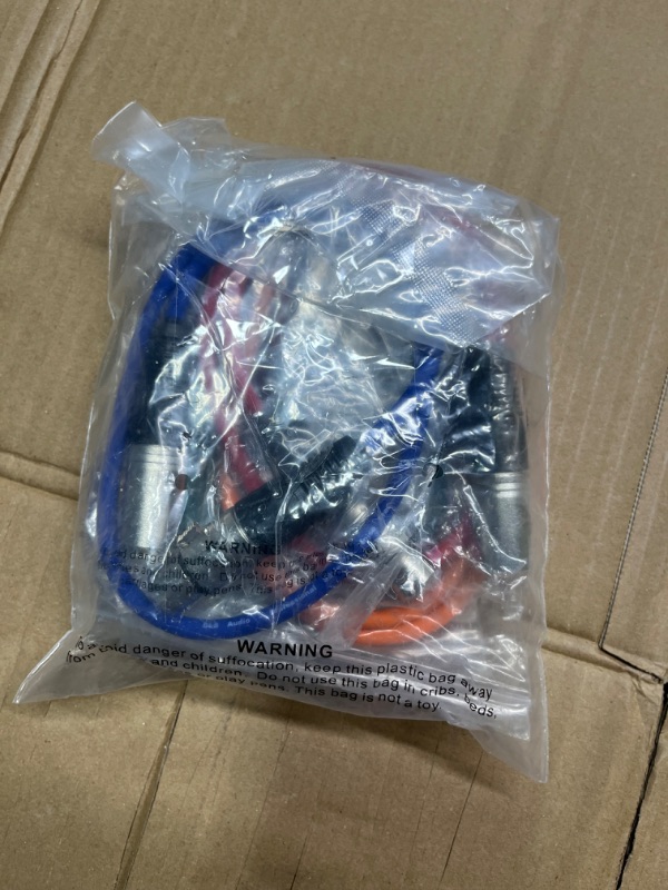 Photo 1 of GLS Audio 2ft Patch Cable Cords - XLR Male to XLR Female Color Cables - 2' Balanced Snake Cord - 6 Pack 2 Ft. Multicolored 6