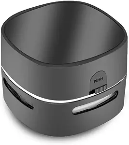 Photo 1 of ODISTAR Desktop Vacuum Cleaner, Mini Table dust Sweeper Energy Saving,High Endurance up to 400 mins,360º Rotatable Design for Keyboard/Home/School/Office (Black)