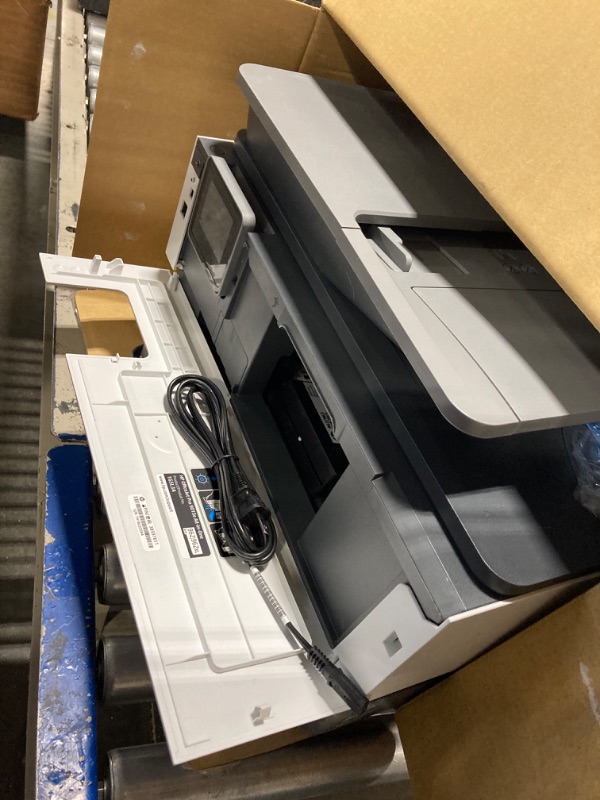 Photo 3 of **FOR PARTS**HP OfficeJet Pro 9015e Wireless Color All-in-One Printer with bonus 6 months Instant ink with HP+ (1G5L3A),Gray