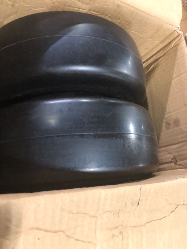 Photo 4 of 13x5.00-6 Flat Free Lawn Mower Tire and Wheel with 3/4" & 5/8" Bearing, Zero Turn Mower Front Solid Tire Assembly for Commercial Grade Lawn, Garden Turf, 3.25"-6.9" Centered Hub (13x5.00-6)
