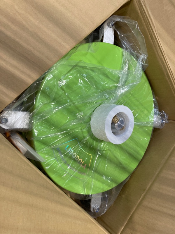 Photo 1 of 18" Pressure Washer Surface Cleaner with 4 Wheels - Coated Green Stainless Steel Surface Cleaner for Pressure Washer Attachment for Concrete