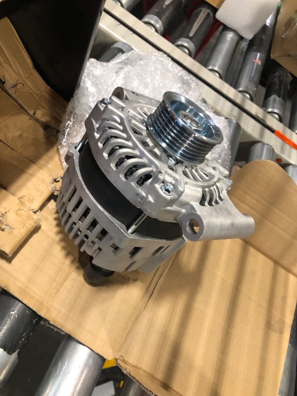 Photo 1 of New Alternator Compatible with/Replacement for 3.0L (182) V6 Ford Escape 09-12 9L8T-10300-AB, 9L8Z-10346-A 1Clock 150Amp Internal Fan Type Solid Pulley Type Internal Regulator CW Rotation 12V
