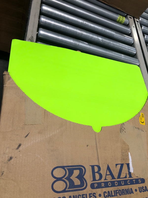 Photo 3 of BAZIC 22" X 28" Fluorescent Green Poster Board (Case of 25)