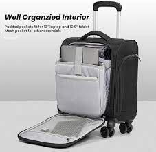 Photo 1 of 
COOLIFE Underseat Carry On L...pact Upright 4 Dual Wheel Bag
