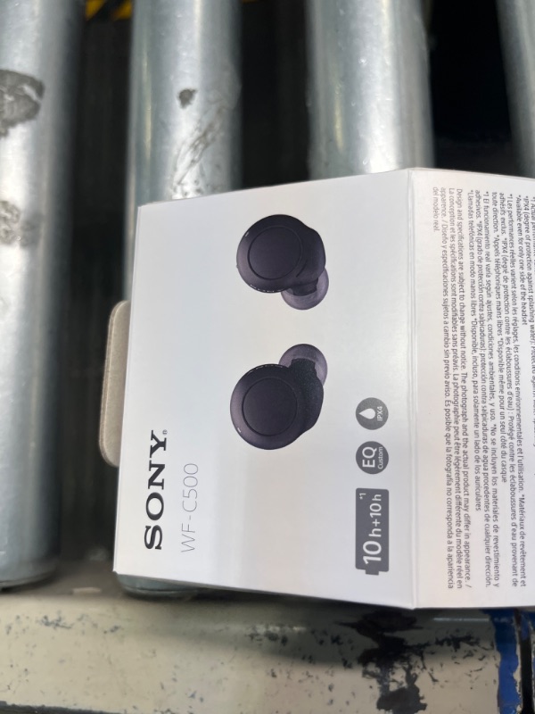 Photo 1 of Factory sealed **Sony WF-C500 Truly Wireless In-Ear Bluetooth Earbud Headphones with Mic and IPX4 water resistance, Black