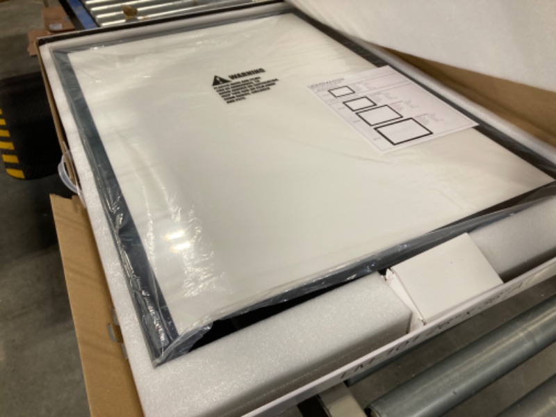 Photo 1 of ** missing charge, type in last photo**
HSK A1 Artist Light Box Light Pad Aluminium Frame Super Thin 6.6mm Touch Lock/Unlock Dimmer Button 20W Super Bright LED 4500 lux with 24V 1A Adapter
