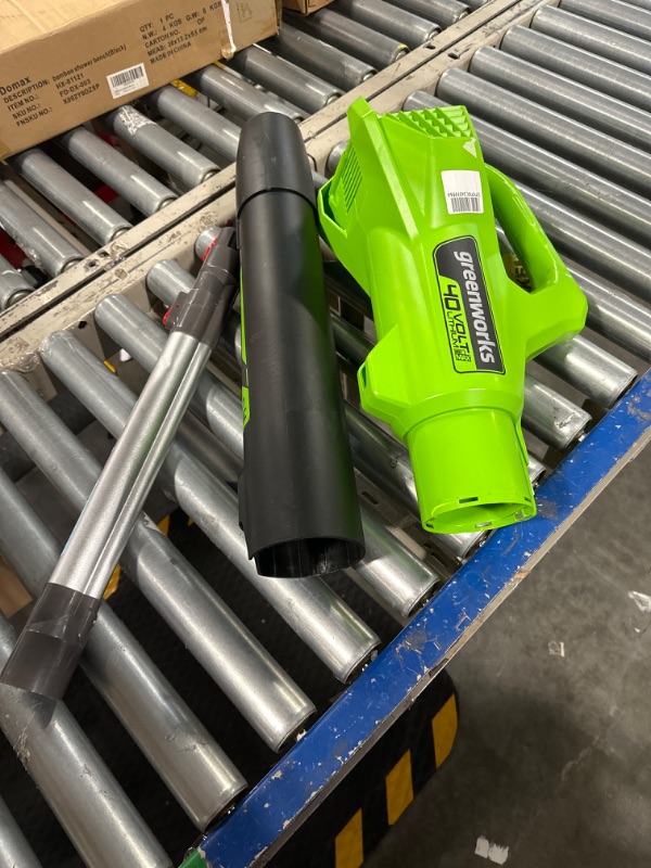 Photo 2 of ***MISSING BATTERY//CHARGER*** 
Greenworks 40V (100 MPH / 350 CFM / 75+ Compatible Tools) Cordless Axial Leaf Blower