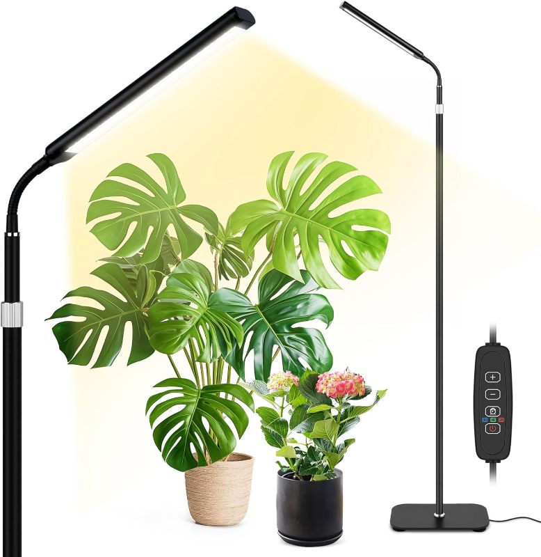 Photo 1 of ** similar to image*
Vsoke Grow Lights for Indoor Plants Full Spectrum with Extendable Stand, 31.5-63 Inches Height Adjustable, Aluminum Floor Plant Light with Auto On/Off Timer, Flexible Gooseneck, 10-Level Dimmable
