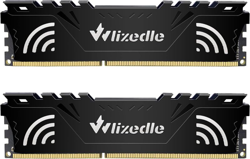 Photo 1 of DDR3 RAM 16GB Kit (2x8GB) 1600MHz CL11 DIMM Wlizedle Desktop Memory PC3-12800 240-Pin 1.5V 2Rx8 Dual Rank Channel Non-ECC Unbuffered PC Computer Sdram Sticks Module Upgrade, Black
