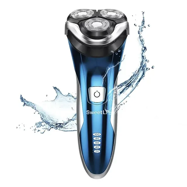 Photo 1 of Electric Razor for Men, 2024 News Electric Shaver for Men Waterproof/Rechargeable/LED Display, Men’s Electric Shavers Wet & Dry Rotary Shavers Gift for Dad Husband Boyfriend (Navy Blue)