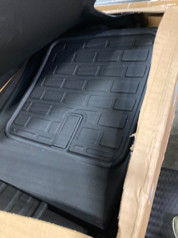 Photo 1 of BASENOR 8PCS Floor Mats for Tesla Model Y 3D Material Cargo Liners All-Weather Car Mats Anti-Slip Trunk Mat Compatible with 7-Seater Model Y Accessories...
