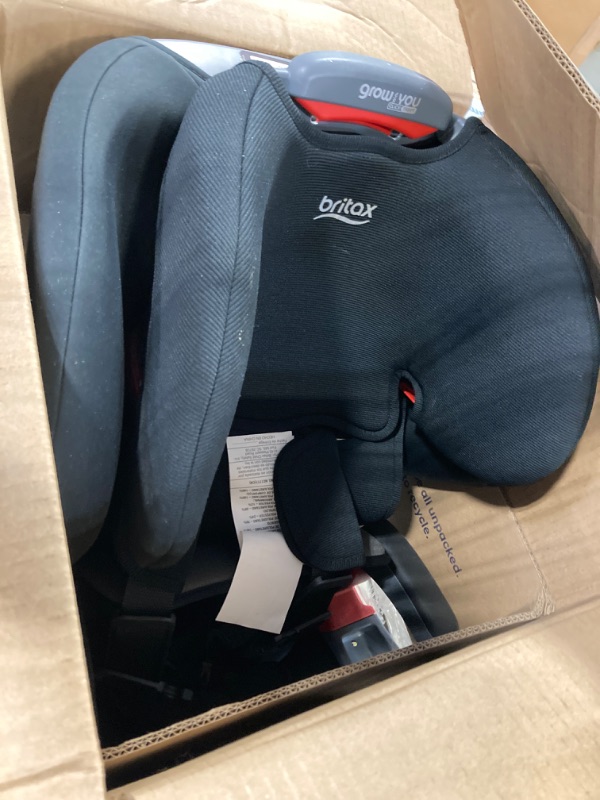 Photo 2 of Britax Highpoint Backless Belt-Positioning Booster Seat, SafeWash Black Ombre