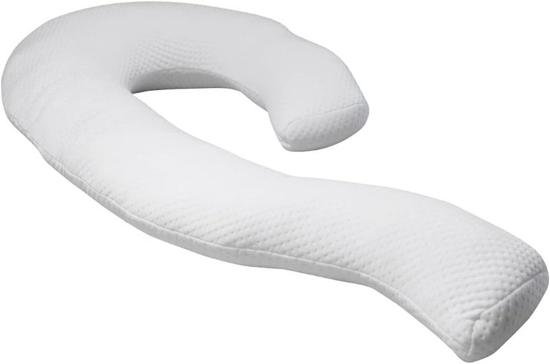 Photo 1 of Contour Swan Body Pillow w/Pillowcase & Mesh Laundry Bag - As Seen on TV