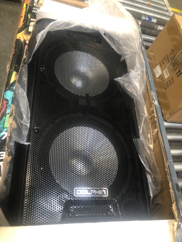 Photo 1 of Dolphin Party Speaker Wireless Bluetooth w/Wheels for Parties, Karaoke, DJ Speakers, Long Battery LifeLPNPMBX5084397
