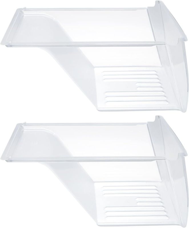 Photo 1 of 2 Pack Upgraded 240337103 Crisper Drawer Bins by SupHomie - Compatible with Frigidaire Kenmore Refrigerators Replace 240337107, 240337108, 240337109