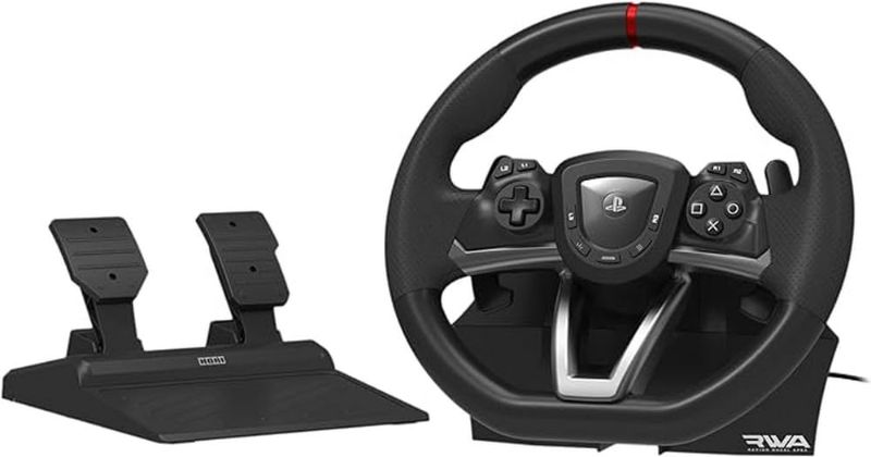 Photo 1 of HORI Racing Wheel Apex for Playstation 5, PlayStation 4 and PC - Officially Licensed by Sony - Compatible with Gran Turismo 7