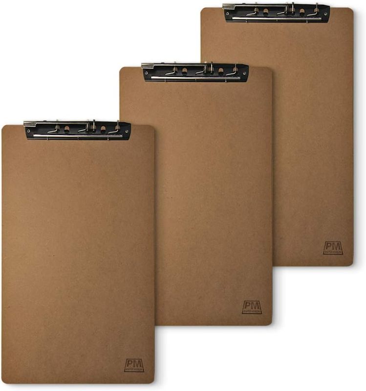 Photo 1 of Ledger Clipboards 19'' x 11'' - MDF 11x17 Clipboard with Large Clip Extra Writing Space for Your Paper (3 Pack)
