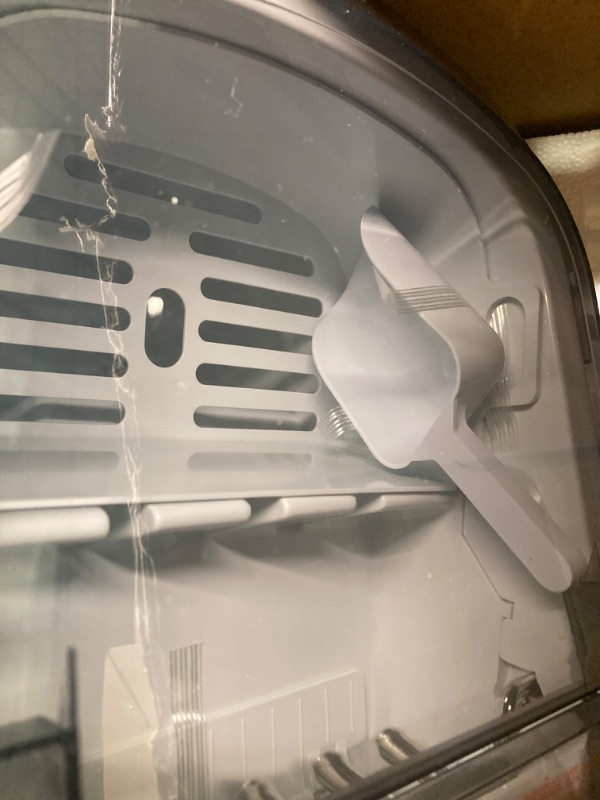 Photo 7 of **FOR PARTS**FRIGIDAIRE EFIC189-Silver Compact Ice Maker, 26 lb per Day, Silver (Packaging May Vary) Silver Ice Maker