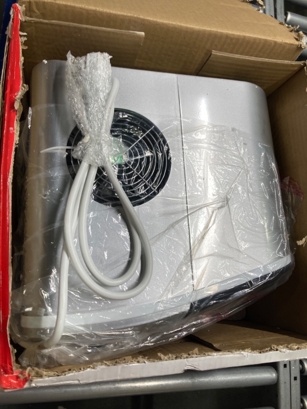 Photo 3 of **FOR PARTS**FRIGIDAIRE EFIC189-Silver Compact Ice Maker, 26 lb per Day, Silver (Packaging May Vary) Silver Ice Maker