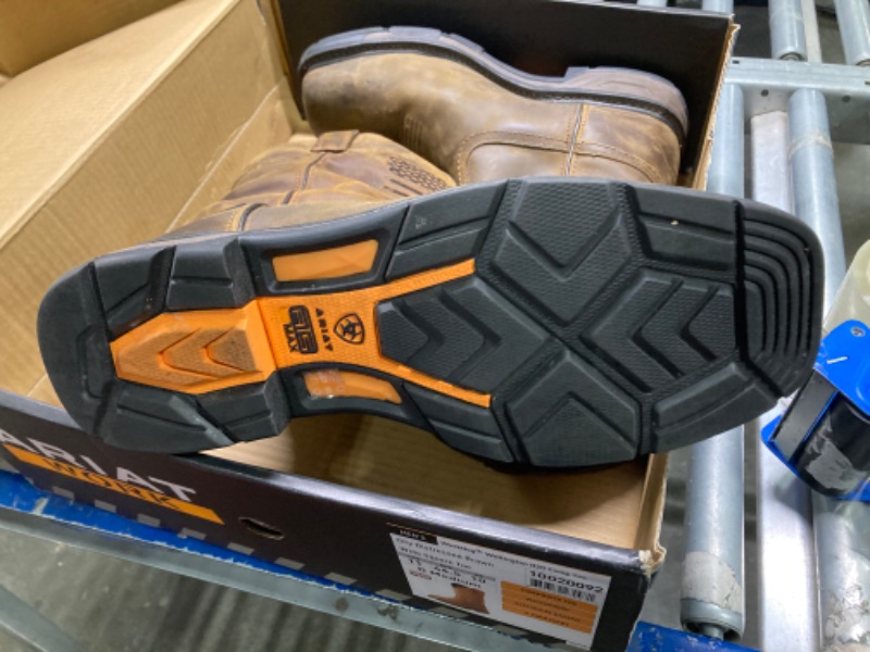 Photo 1 of ARIAT Men's Workhog Wellington Waterproof Composite Toe Work Boot 11 Oiled Dark Brown
