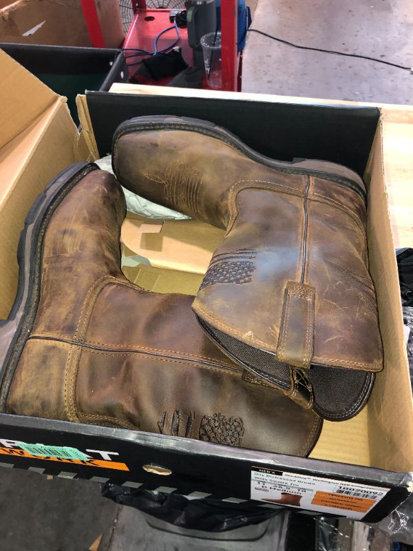 Photo 1 of ARIAT Men's Workhog Wellington Waterproof Composite Toe Work Boot 11 Oiled Dark Brown