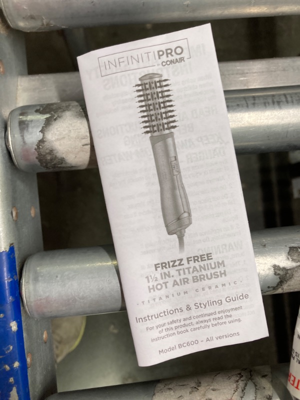 Photo 3 of Conair Frizz Free Hot Air Brush - 1 1/2&#34; - 500 Watts