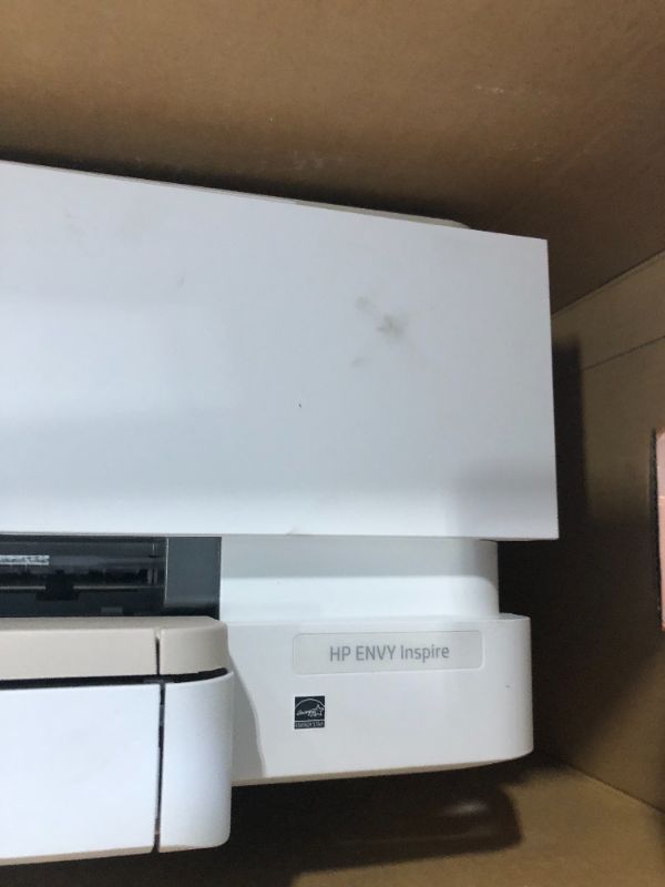 Photo 9 of **FOR PARTS**HP ENVY Inspire 7255e Wireless Color Inkjet Printer, Print, scan, copy, Easy setup, Mobile printing, Best for home, Instant Ink with HP