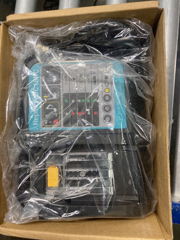 Photo 1 of IRONFIST Lithium-Ion Battery Charger 14.4V 18 Volt with LED Screen Replacement for Makita Lithium-Ion Batteries BL1850 BL1840B BL1820 BL1815 BL1860 BL1430 BL1450 BL1830
