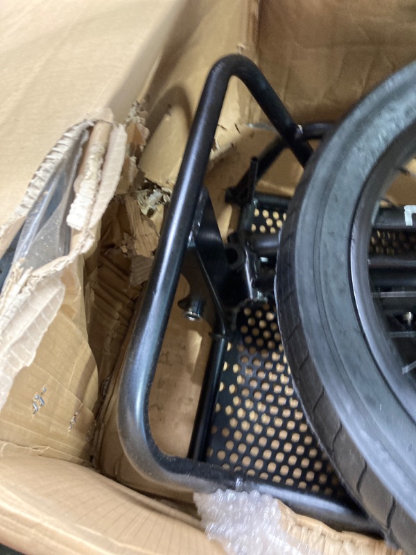 Photo 1 of Bakou eBike Cargo Trailer - Tow Behind Trailers for Electric Bicycles - Heavy-Duty Cargo Storage Utility Cart with Canvas Liner, Large All-Terrain Tires, and Kickstand Deer Trailer