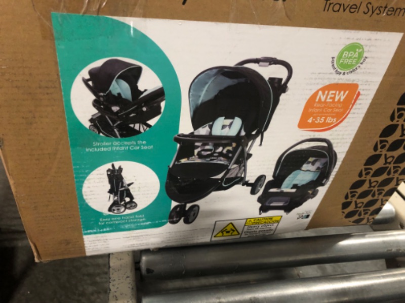 Photo 3 of Baby Trend EZ Ride 35 Travel System - Doodle Dots