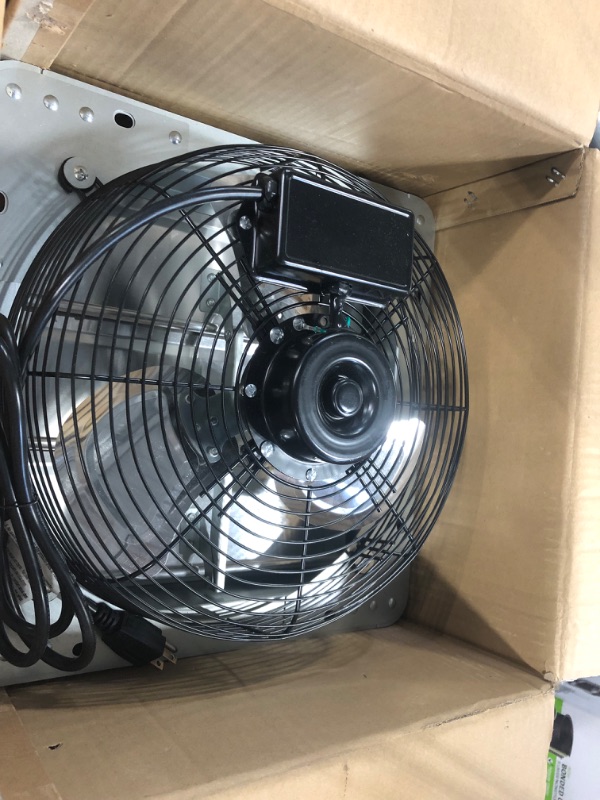 Photo 3 of 12 inch exhaust shutter fan 