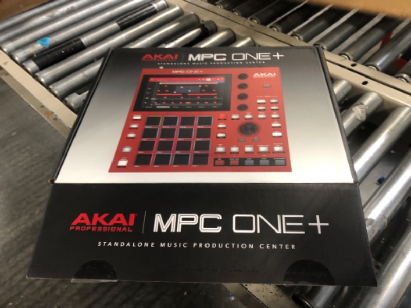 Photo 4 of AKAI Professional MPC One+ Standalone Drum Machine, Beat Maker and MIDI Controller with WiFi, Bluetooth, Drum Pads, Synth Plug-ins and Touchscreen mpc one + - red