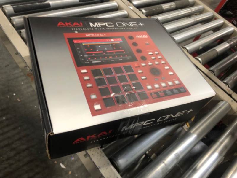 Photo 2 of AKAI Professional MPC One+ Standalone Drum Machine, Beat Maker and MIDI Controller with WiFi, Bluetooth, Drum Pads, Synth Plug-ins and Touchscreen mpc one + - red