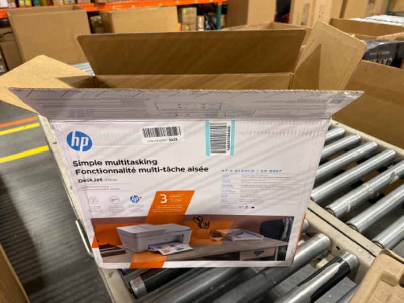 Photo 3 of HP DeskJet 4155e Wireless Color All-in-One Printer & 67XL Tri-Color High-Yield Ink Cartridge | 3YM58AN & 67XL Black High-Yield Ink Cartridge | 3YM57AN Printer + Tri-color Ink + Black Ink