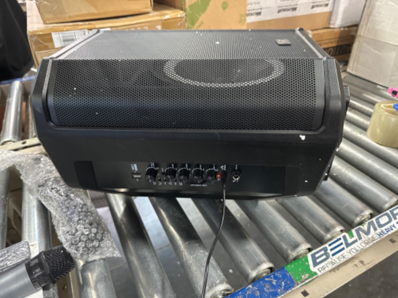 Photo 1 of Karaoke Machine Portable Speaker Karaoke for Adult DJ Audio Equipment Bluetooth Speaker with 2 micrphone 8" woofer Pairing FM Radio PA System Support USB/TF Card, Perfect for Home Outdoor Party