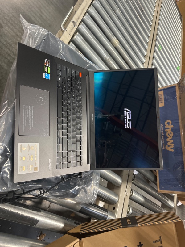 Photo 9 of ASUS VivoBook 16X Laptop, 16” WUXGA (1920 x 1200) 16:10 Display, AMD Ryzen 5 5600H CPU, AMD Radeon Vega 7 Graphics, 16GB RAM, 512GB SSD, Fingerprint Sensor, Windows 11 Home, Quiet Blue, M1603QA-ES54
