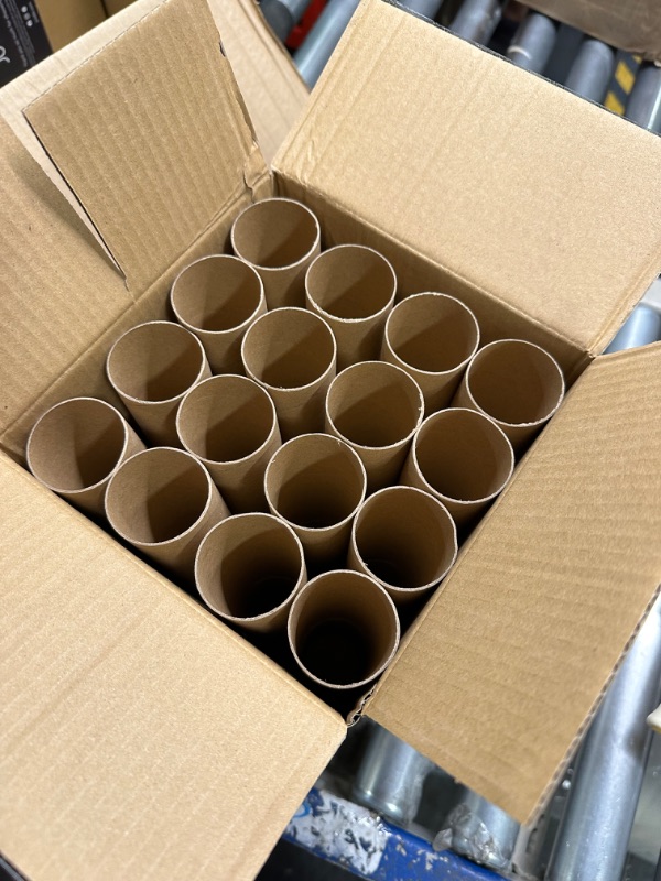 Photo 2 of Juvale 24 Brown Empty Paper Towel Rolls, 3 Size Cardboard Tubes for Crafts, DIY Art Projects (4, 6, and 10 Inches)