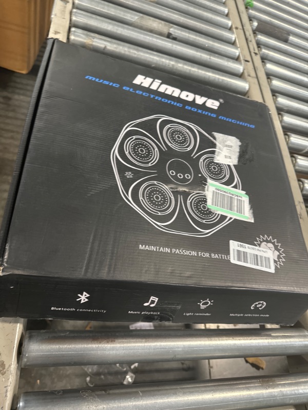 Photo 1 of Music Boxing Machine with Boxing Gloves,Smart Bluetooth Boxing Machine Wall Mounted,Music Boxing Machine for Adults and Kids,Home Workout Boxing Target Machine