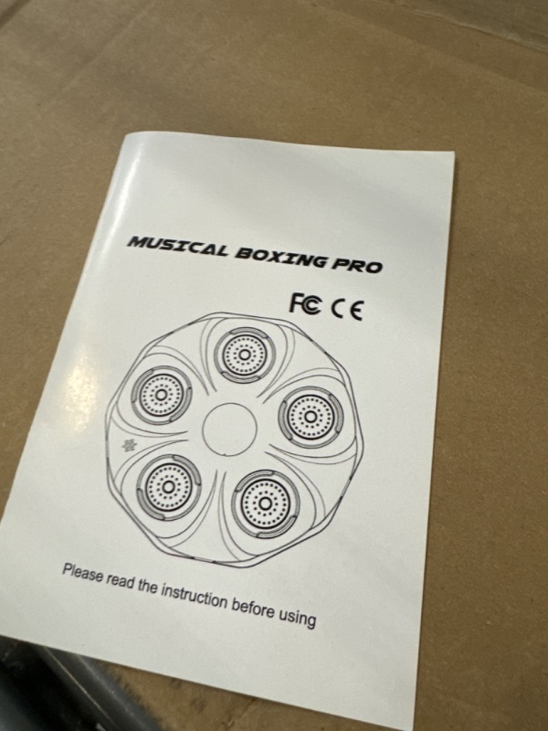 Photo 1 of Music Boxing Machine with Boxing Gloves,Smart Bluetooth Boxing Machine Wall Mounted,Music Boxing Machine for Adults and Kids,Home Workout Boxing Target Machine