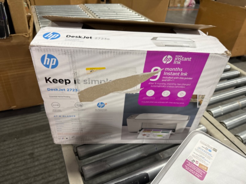 Photo 2 of HP DeskJet 2723e All-in-One Printer with Bonus 9 Months of Instant Ink