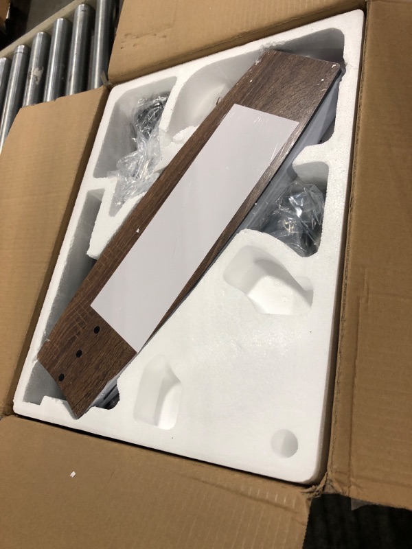 Photo 1 of 42 Inch Ceiling Fan with Light, Small Black Ceiling Fan with Remote, Reversible DC Modern Fan Light with 3CCT, 6 Speeds for Bedroom, Living Room and Kitchen, Indoor Outdoor