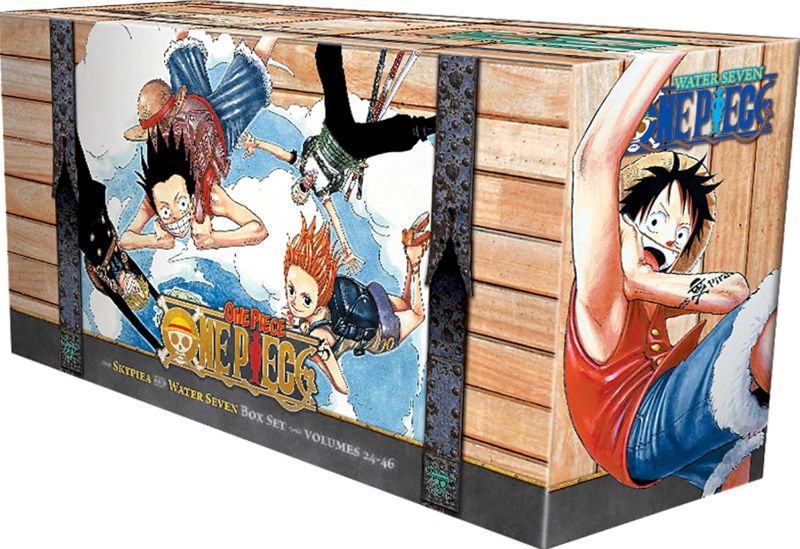 Photo 1 of One Piece Box Set 2: Skypiea and Water Seven: Volumes 24-46 with Premium (2) (One Piece Box Sets) Paperback – Box set, November 4, 2014
