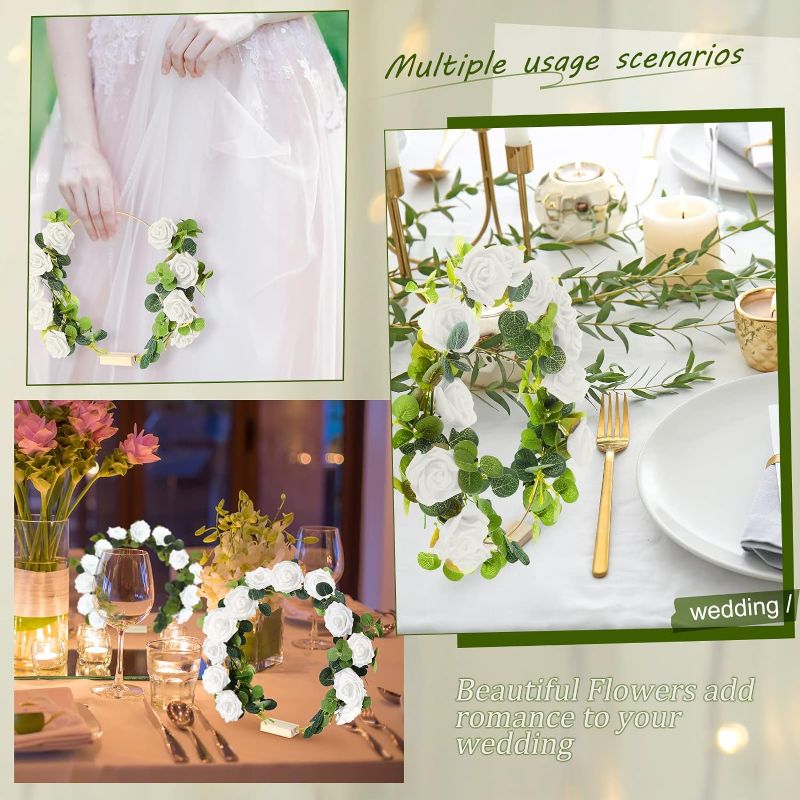 Photo 1 of 15Pcs Metal Floral Hoop Centerpiece with Stand for Table,Metal Macrame Gold Wreath Ring with 15Pcs Holders Stands,Centerpiece Table Decorations for DIY Wedding Decor and Wall Hanging Crafts?10 Inch)